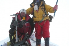 John and Jess Roskelley Everest summit 2003