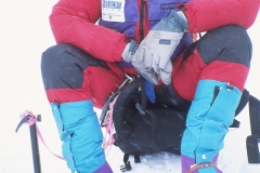 Mountain Guide Eric Simonson using Forty Below equipment