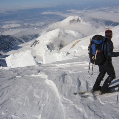 Eben R. Skiing on Denali 2011