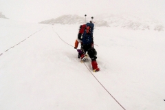 Alex L. on West Buttress headwall Denali 2014 ascent