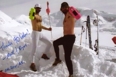 Matt and Ryan with Bottle Boots on Mt. Bear 2007