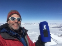 Mountain Guide Eric Simonson with Forty Below Bottle Boots 2017