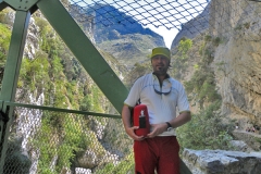 Josep L in Asturias Spain 2012 with Bottle Boot