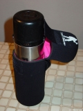 A thermos bottle inside the Bottle Boot 48oz size