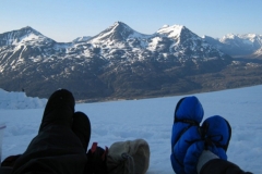 40 Below Camp Booties in Wrangell-St.Elias 2013