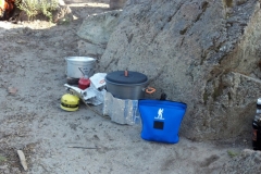 Forty Below Food and Gear Bag in camp