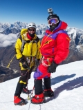 Brad J and Bluse V on Ama Dablam 2011