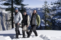 Yosemite group wearing Light Energy overboots