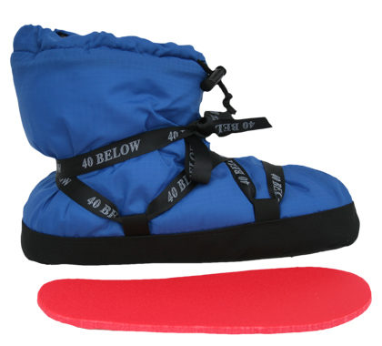 Camp Booties Made With Synthetic Insulation For Wilderness And Home Use