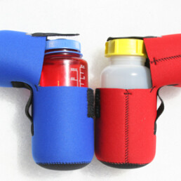 Image of forty below bottle boot 1 liter with nalgene and cold weather bottle