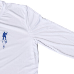 image of the forty below long sleeve shirt white